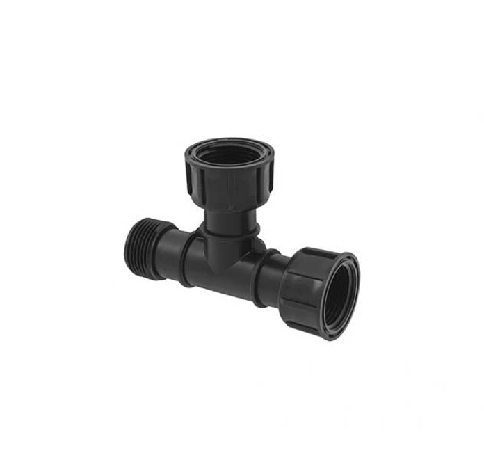 Slika PP T komad 1" sa dva holendera unutrašnji navoj